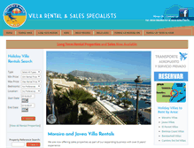 Tablet Screenshot of morairaandjaveavillas.com